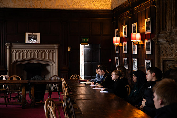 Cherwell College Oxford students partake in debating